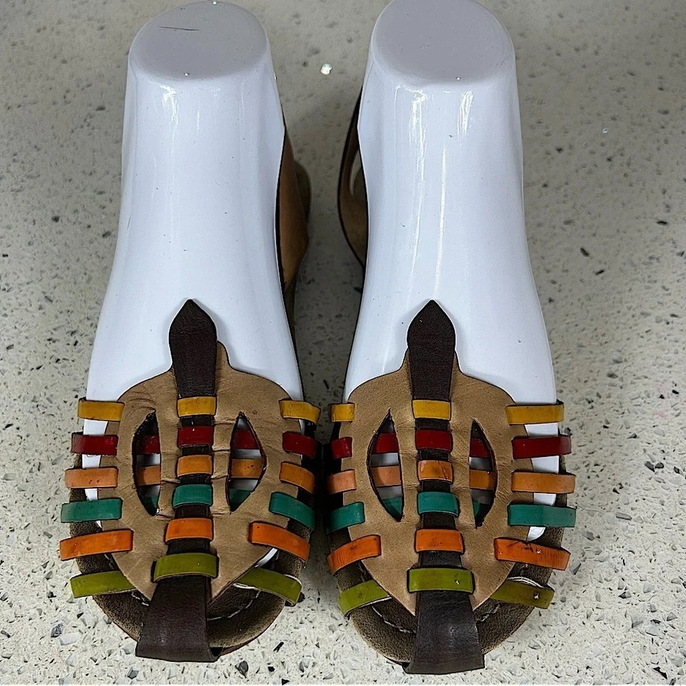 Prada Authentic Huaraches Multicolor Slingback Sandal​​